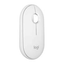 LOGITECH - Draadloze muis - Pebble Mouse 2 M350s - Wit - (910-007013)