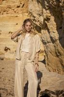 Tramontana Shimmer Roll-up Sleeve Jacket C06-20-801 Jackets 001225-pebble