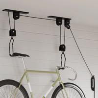 VidaXL Fietstakels met plafondbevestiging 2 st 20 kg VidaXL Fietstakels met plafondbevestiging 2 st 20 kg