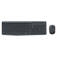 Toetsenbord Logitech MK235 Qwerty + muis zwart