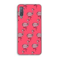 Flamingo: Samsung Galaxy A7 (2018) Transparant Hoesje