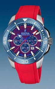 Horlogeband Festina F20642/2 Rubber Rood