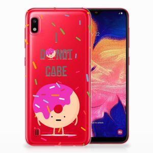 Samsung Galaxy A10 Siliconen Case Donut Roze