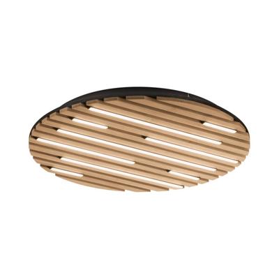 Paul Neuhaus Ronde plafondlampQ-Akustik Ø 60cm hout - 6421-79