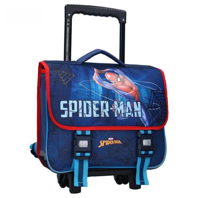 Vadobag Spider-Man Keep on Moving trolley/rugtas - blauw - 38 x 31 x 15 cm - kinderen