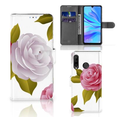Huawei P30 Lite (2020) Hoesje Roses Huawei P30 Lite (2020) Hoesje Roses