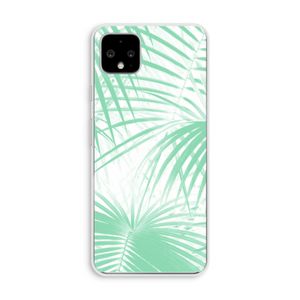 Palmbladeren: Pixel 4 XL Transparant Hoesje