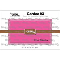 Crealies • cardzz snijmallen mini slimline m met postzegelrand