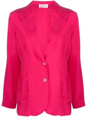 P.A.R.O.S.H. blazer à simple boutonnage - Rose