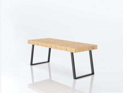 Eettafel DT3, stabiele trapeziumstructuur