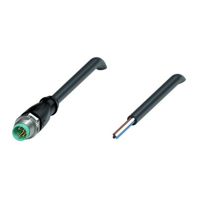 Pepperl+Fuchs 240807-100010 Sensor/actuator connector, geassembleerd Aantal polen (sensoren): 4 5 m 1 stuk(s)