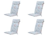 Kussen hoog universeel ca. 120x50 cm Donna azure canvas Eco plus natural outdoor finishing (4 stuks) Madison - Madison