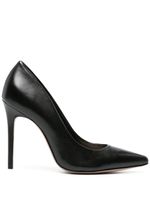 Schutz escarpins Pilar en cuir 105 mm - Noir