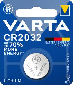 CR 2032 Bli.1  (10 Stück) - Battery Button cell 230mAh 3V CR 2032 Bli.1