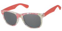 Dudes en Dudettes Wayfarer Kinder Zonnebril Flower Rood Dudes en Dudettes Wayfarer Kinder Zonnebril Flower Rood