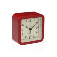 Tafelklok Versa Alvo Rood Plastic 4,5 x 8,5 x 8,5 cm
