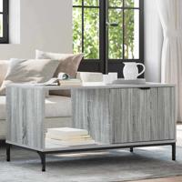 Salontafel Grijs sonoma 90 x 49 x 46 cm Bewerkt hout