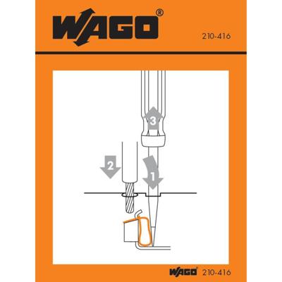 WAGO 210-416 Onderhoudslabels 100 stuk(s)