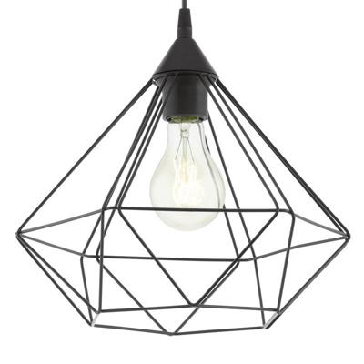 Eglo HanglampTarbes 32cm zwart - 94188