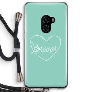 Forever heart pastel: Xiaomi Mi Mix 2 Transparant Hoesje met koord
