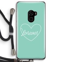 Forever heart pastel: Xiaomi Mi Mix 2 Transparant Hoesje met koord