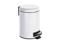 Wenko Prullenbak Leman 3 L (Wit)
