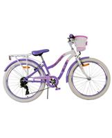 Volare lovely kinderfiets - meisjes - 24 inch - paars - 7 versnellingen