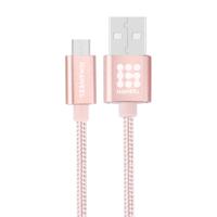 HAWEEL 1m Geweven stijl metaal hoofd 3A hoge huidige Micro USB to synchronisatiegegevens opnieuw USB laad Kabel, Voor Samsung, Huawei, Xiaomi, LG, HTC
