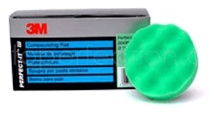 3m perfect-it foam poets pad groen 74 mm 50499 4 stuks