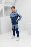 Nike Tech Fleece Trainingspak Kids Lichtblauw/Blauw - Maat 152 - Kleur: LichtblauwBlauw | Soccerfanshop