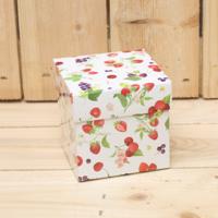 Bonbon doosjes - Chocolade doosje - Zomerfruit KUBUS - 24 stuks