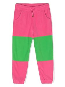 Mini Rodini pantalon de jogging à design colour block - Rose