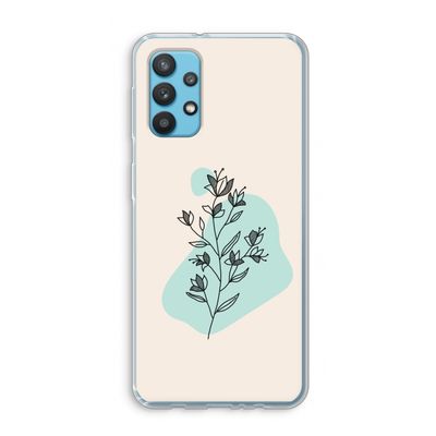 Violets are blue: Samsung Galaxy A32 4G Transparant Hoesje