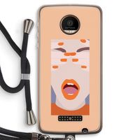Surprise: Motorola Moto Z Force Transparant Hoesje met koord