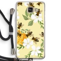 No flowers without bees: Samsung Galaxy A5 (2016) Transparant Hoesje met koord