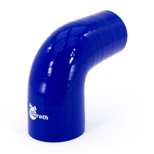Bonrath Siliconen slang Reducer 90 graden bocht - Lengte:50mm - Ø83>70mm BHRE908370
