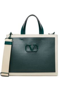 Valentino Garavani sac cabas à détail VLOGO Signature - Vert