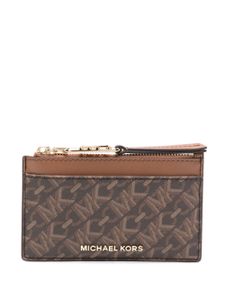 Michael Michael Kors portefeuille à logo - Marron