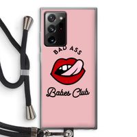 Badass Babes Club: Samsung Galaxy Note 20 Ultra / Note 20 Ultra 5G Transparant Hoesje met koord