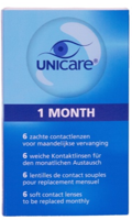 Unicare 1 Month 6 Zachte Contactlenzen -1.75