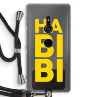 Habibi Majorelle : Sony Xperia XZ2 Transparant Hoesje met koord