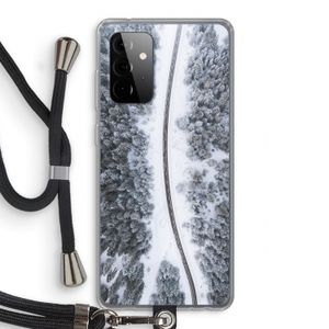 Snøfall: Samsung Galaxy A72 5G Transparant Hoesje met koord