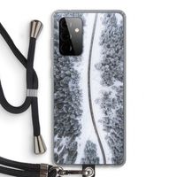 Snøfall: Samsung Galaxy A72 5G Transparant Hoesje met koord
