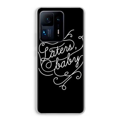 Laters, baby: Xiaomi Mi Mix 4 Transparant Hoesje