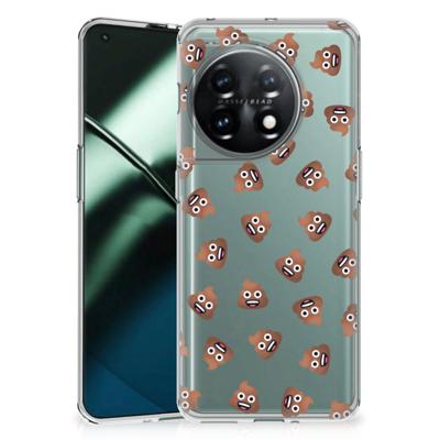 TPU bumper voor OnePlus 11 Poep Emojis TPU bumper voor OnePlus 11 Poep Emojis