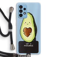 Avocuddle: Samsung Galaxy A52 Transparant Hoesje met koord