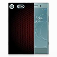 Sony Xperia XZ1 Compact | TPU bumper | Geruit Rood