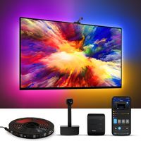 Govee H6199 DreamView T1 TV achtergrondverlichting sfeerverlichting 5 meter, RGBIC, Wifi, Bluetooth, voor 75 - 85 inch tv's - thumbnail