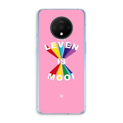 Het Leven Is Mooi: OnePlus 7T Transparant Hoesje