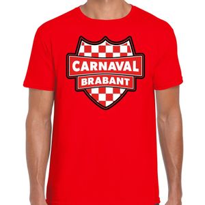 Carnaval verkleed t-shirt Brabant rood voor heren